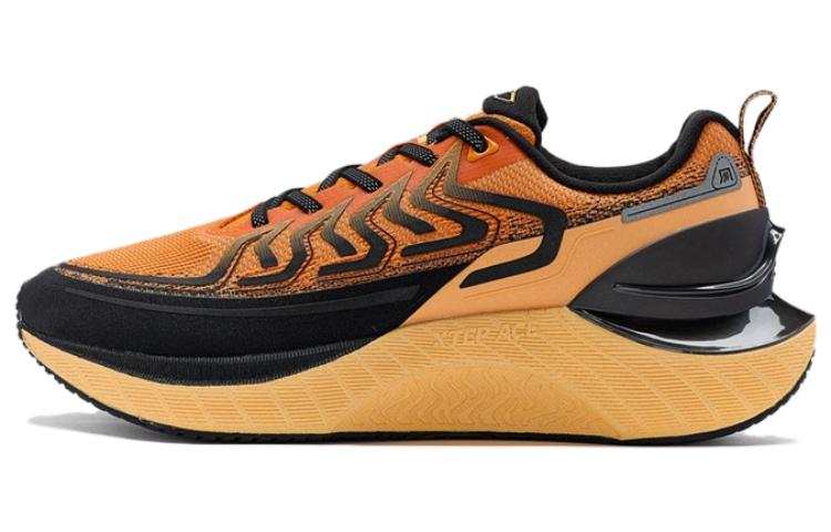 XTEP Comfortable Cushioning Slip Resistant Abrasion Resistant Low top Running Shoes Men's Yellow Black