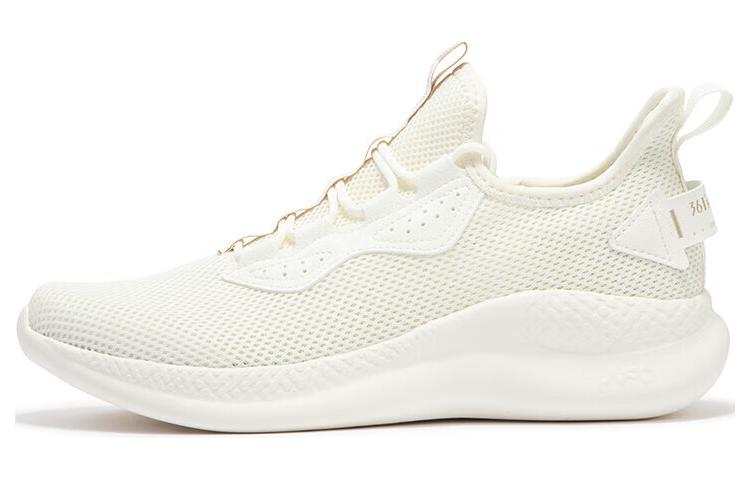 361° Abrasion Resistant Breathable Abrasion Resistant Breathable Low top Running Shoes Men's White