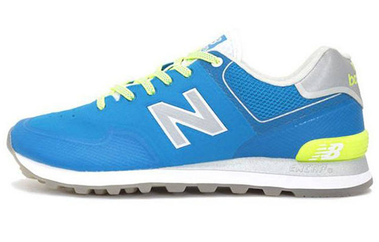 New Balance New Balance NB 574 Textile, Artificial Leather Low top Running Shoes Unisex Blue Gray