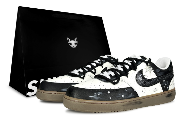 Nike Nike Court Vision Star Trace Slip Resistant Abrasion Resistant Slip Resistant Abrasion Resistant Low top