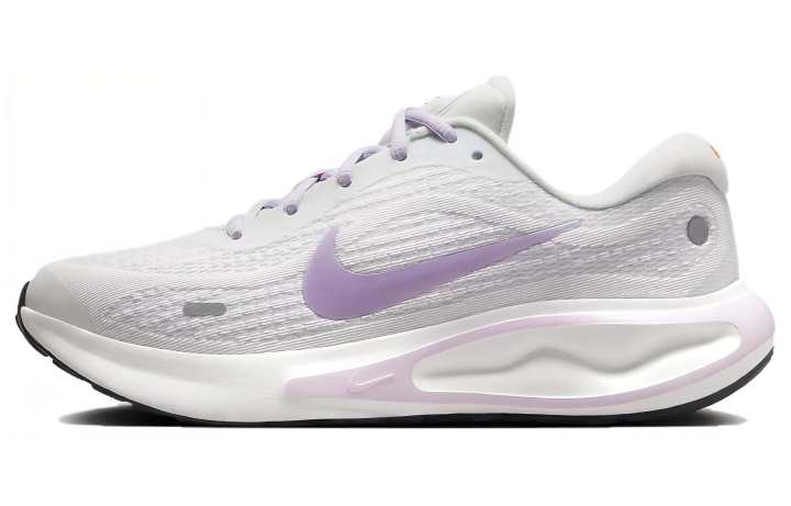 Nike Nike Journey Run Comfortable Fabric Low top Casual City Commuting Running Shoes Women's White Purple