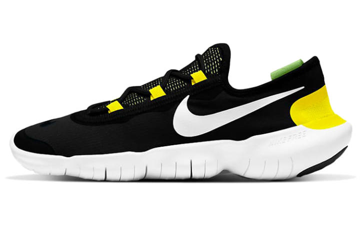 Nike Nike Free Rn 50 2020 'Black White Yellow'