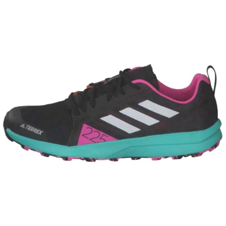 Adidas Adidas Terrex Speed Running Shoes Unisex Low Top Black/Pink/Green
