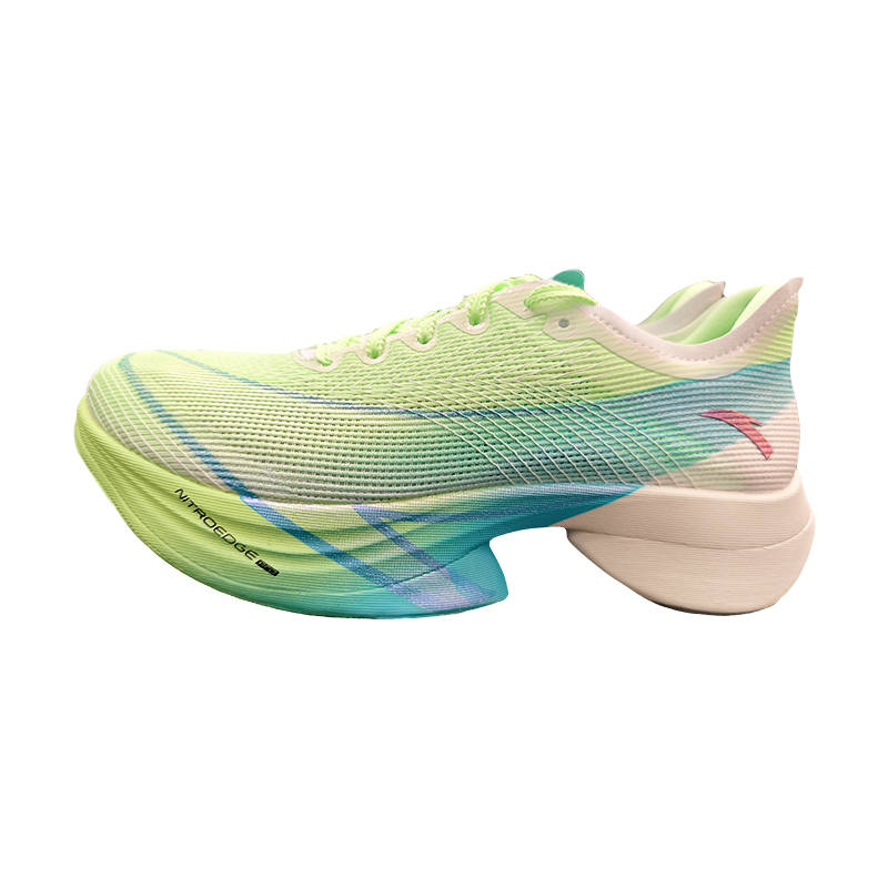 Anta C10 Pro Slip Resistant Abrasion Resistant Low top Casual Running Shoes Men's Fluorescent Light Grass Green