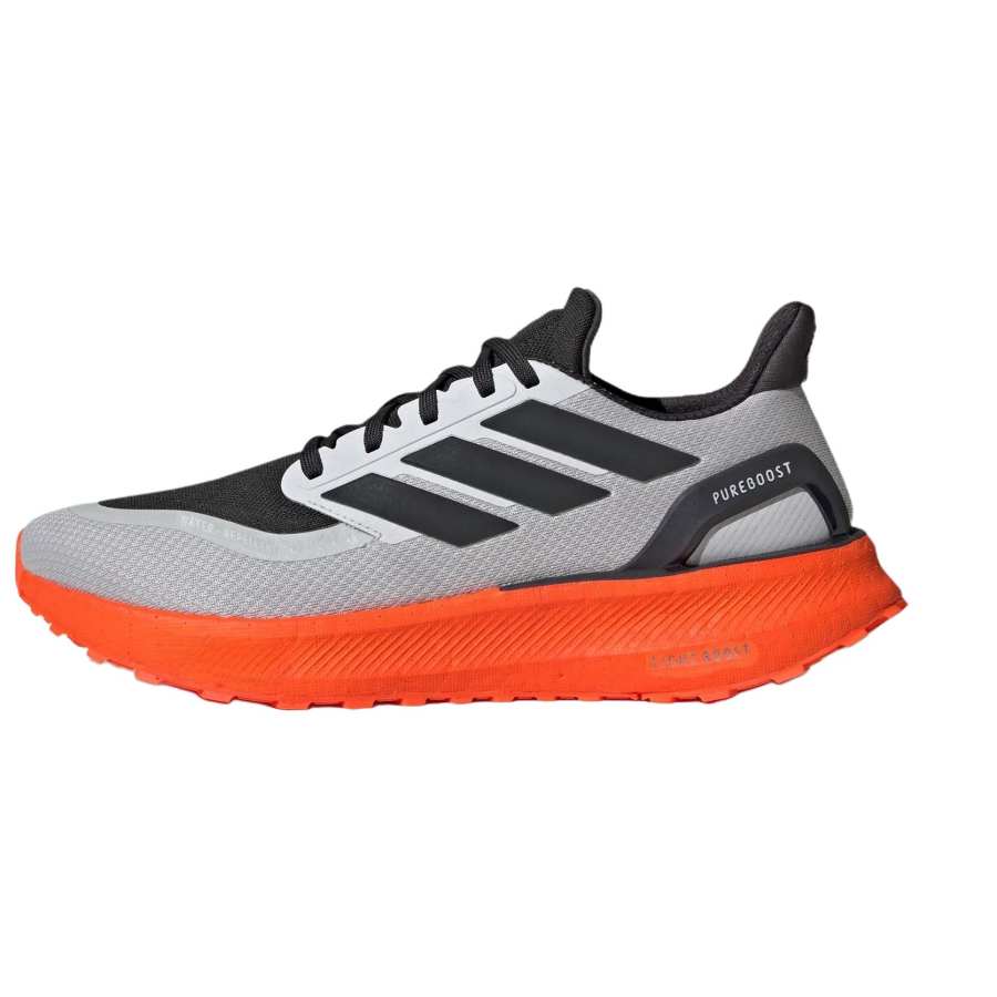 Adidas Adidas PUREBOOST 5 Slip Resistant Abrasion Resistant Low top Running Shoes Unisex Gray Orange