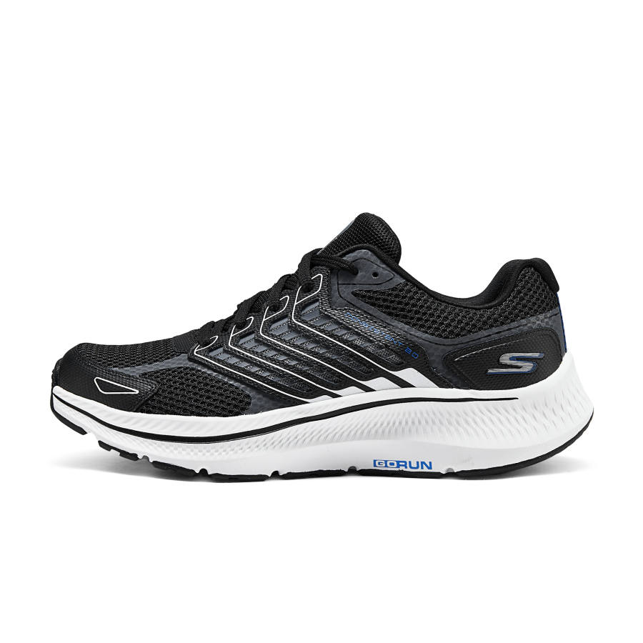 Skechers Low top Casual Running Shoes Men's Black Gray
