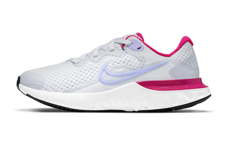 Nike Nike Renew Run 2 Slip Resistant, Abrasion Resistant, Breathable Low top Running Shoes Women's Light Blue Red