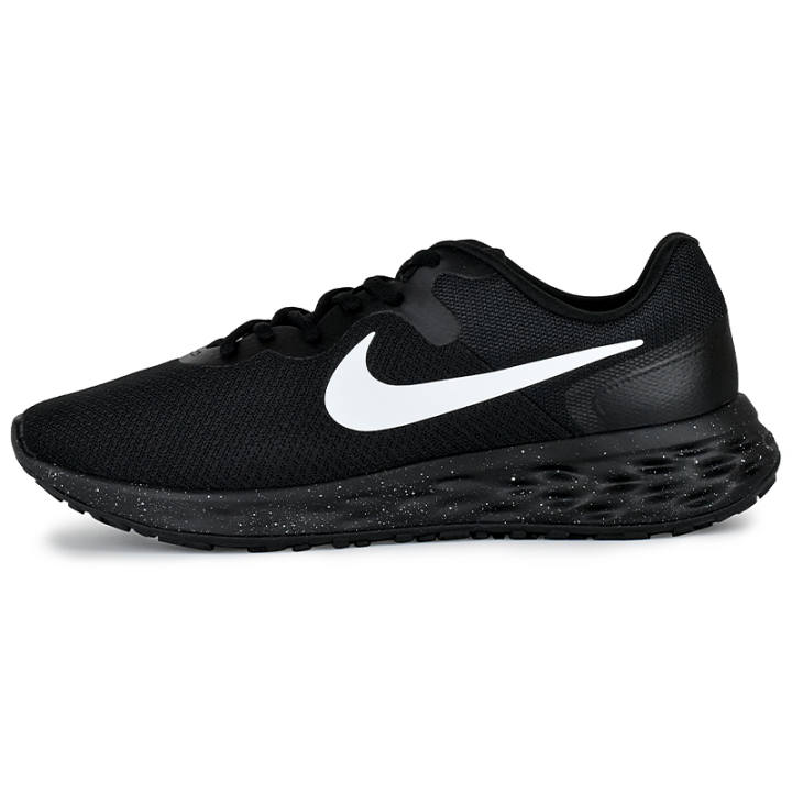 Nike Nike REVOLUTION 6 Cushioning Breathable Lightweight Low top Running Shoes Unisex Black