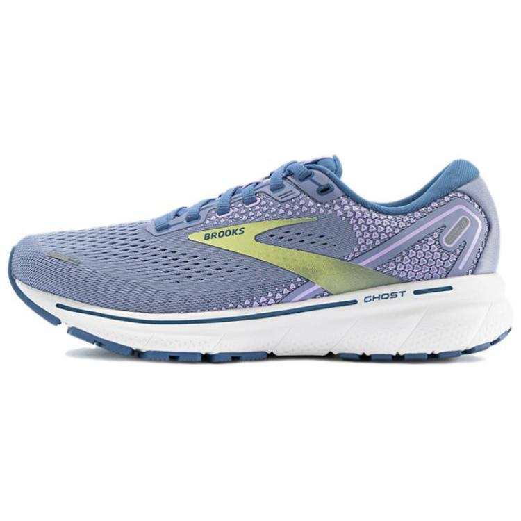 Brooks Ghost 14 Slip Resistant Abrasion Resistant Low top Running Shoes Women's Purple Green