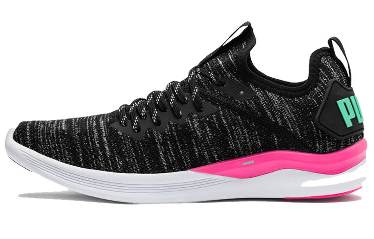 PUMA PUMA Ignite Flash Evoknit 'Black Pink' Women's