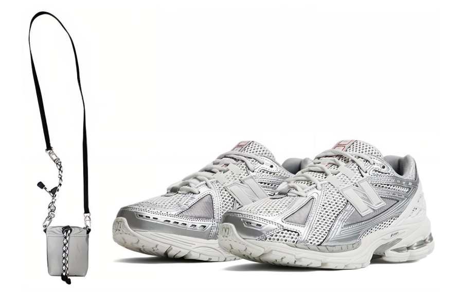 New Balance New Balance NB 1906R Y2k Low top Running Shoes Unisex Silver White Shoe Bag Set