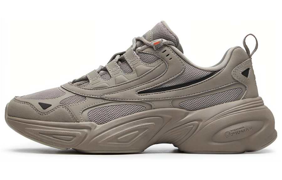 FILA Cube Textile, Synthetic Leather Low top Casual Shoes Women's Decline Dove Gray