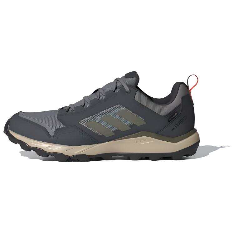 Adidas Adidas Tracefinder Trail Slip Resistant Abrasion Resistant Low top Trail Running Shoes Men's Dark Gray