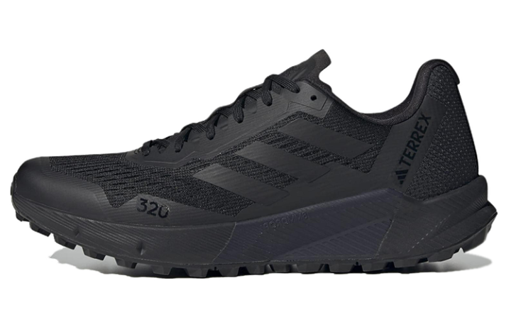 Adidas Adidas Terrex Agravic Flow 2.0 Trail Slip Resistant Abrasion Resistant Low top Running Shoes Men's Black