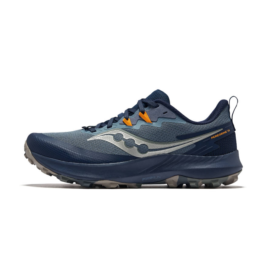 Saucony PEREGRINE 14 Low top Running Shoes Men's Dark Gray Blue