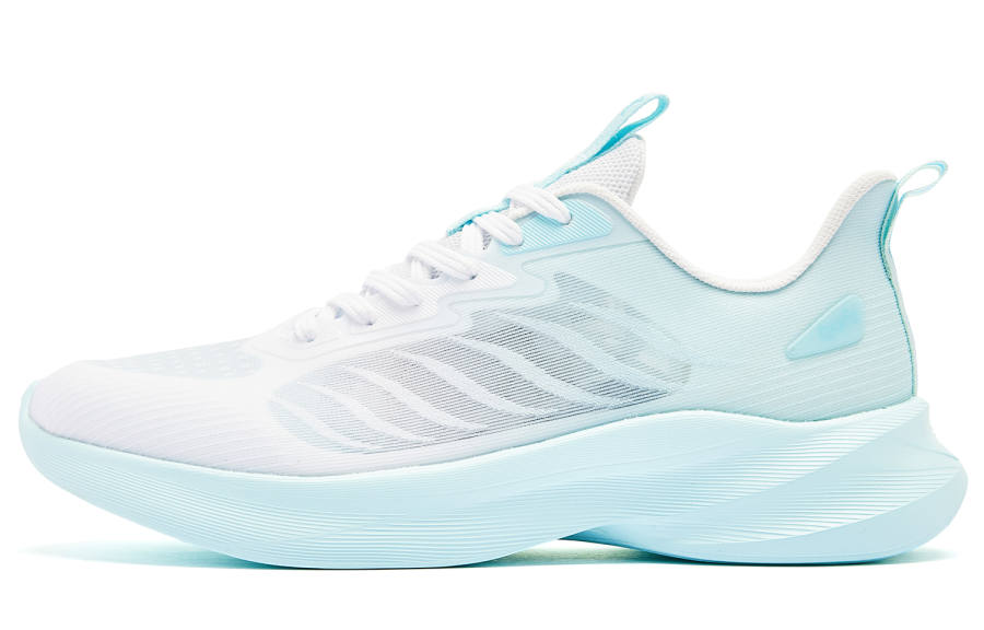 QIAODAN Light Speed LITE Low top Q LITESPEED Technology City Commuting Running Shoes Men's White Blue