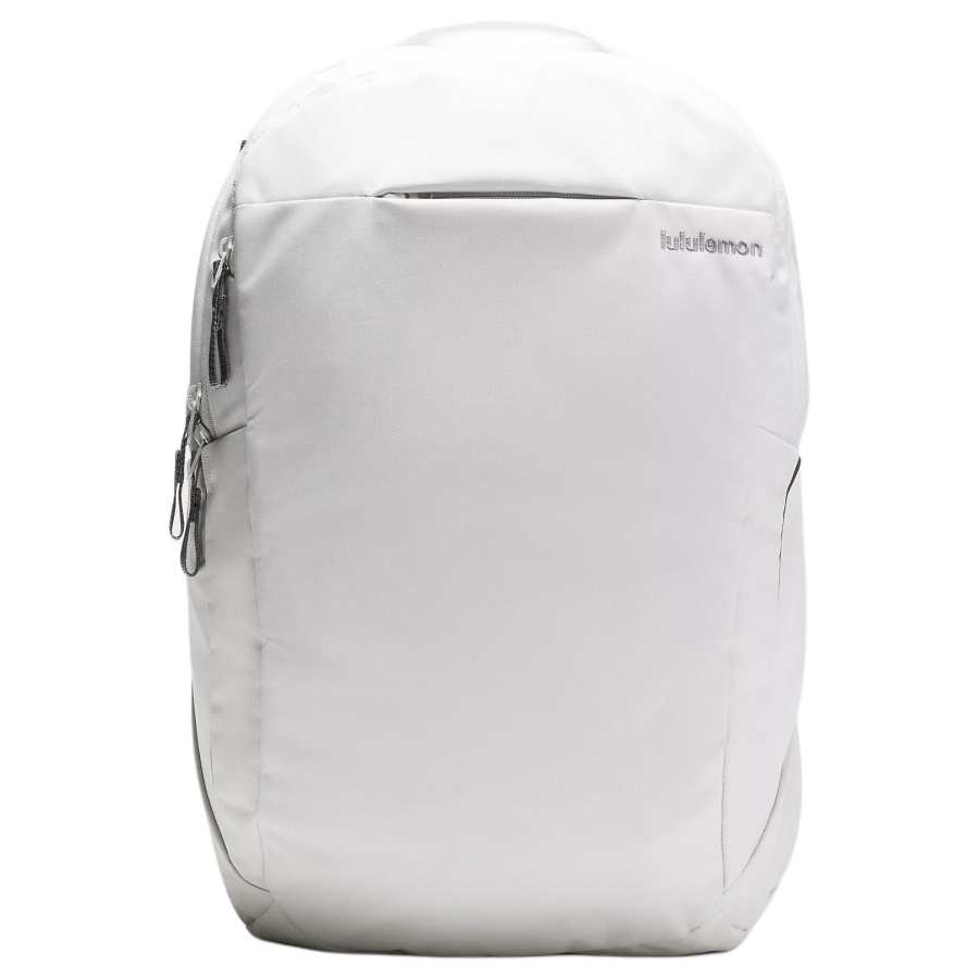 Lululemon Lululemon Triple Zip Polyester Backpack Unisex Steam Gray & Asphalt Gray