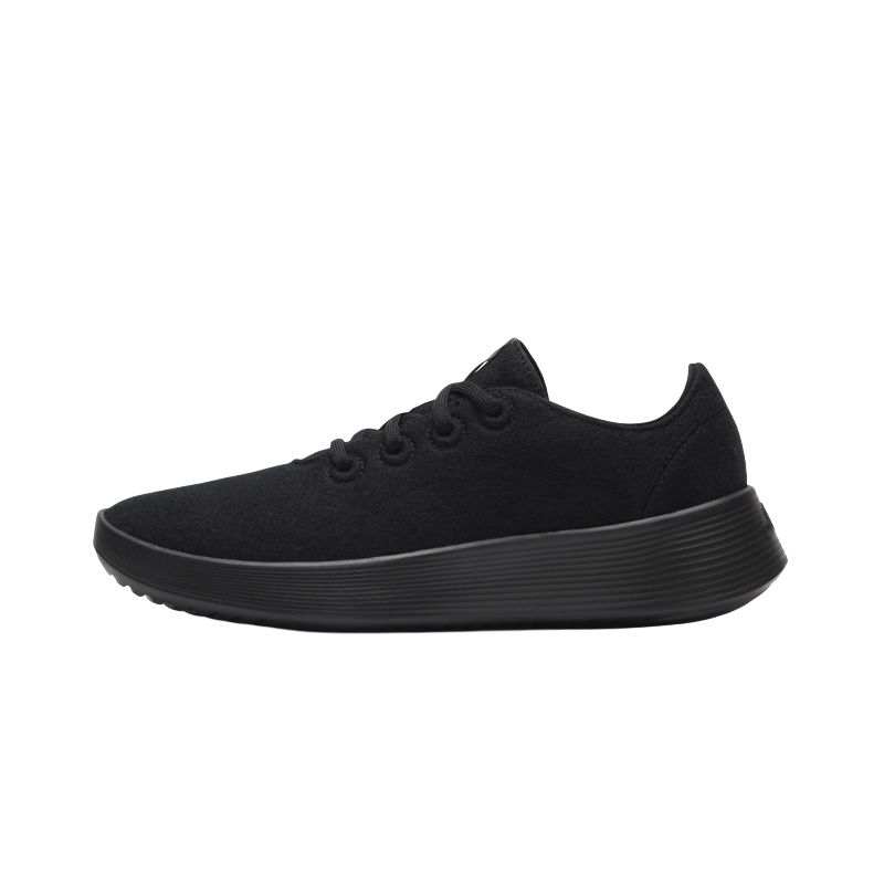 Allbirds Wool Runner Go Slip Resistant Low top Running Shoes Men's Black