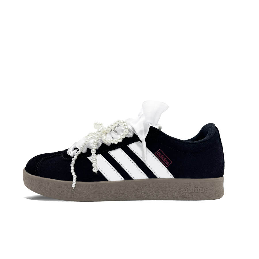 Adidas Neo Vl Court Classic German Army Trainers Unisex Low Top Black