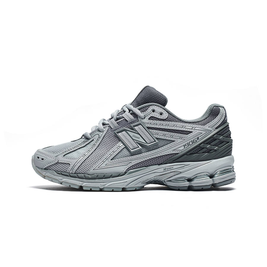 New Balance New Balance NB 1906R Comfortable Versatile CNY Year Of The Snake Textile Synthetic Leather Shock-Absorbing Low-Top Casual Running Shoes Unisex Gray