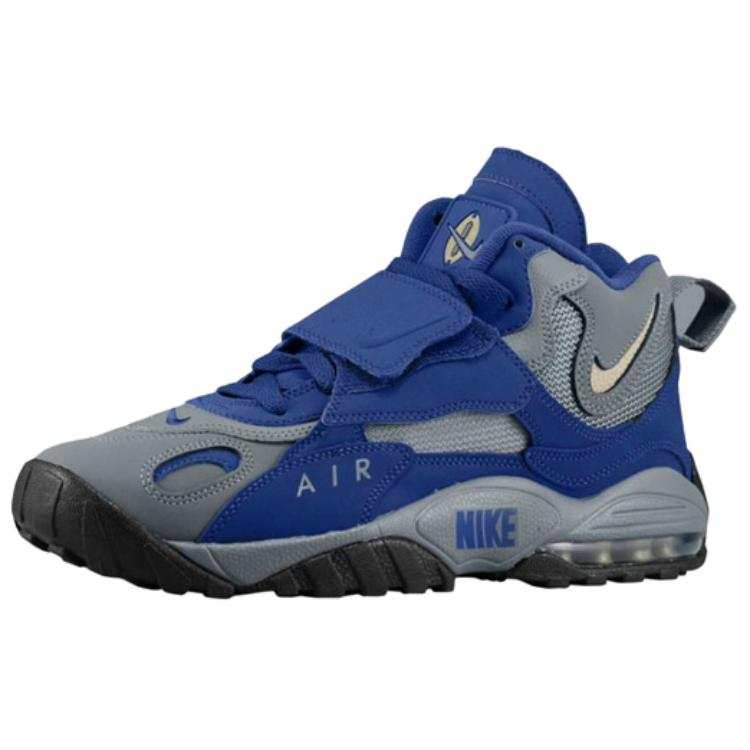 Nike Nike Air Max Speed Turf Abrasion Resistant Mid top Casual Shoes Men's Gray Blue