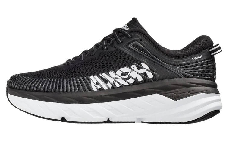 HOKA ONE ONE Bondi 7 Black White