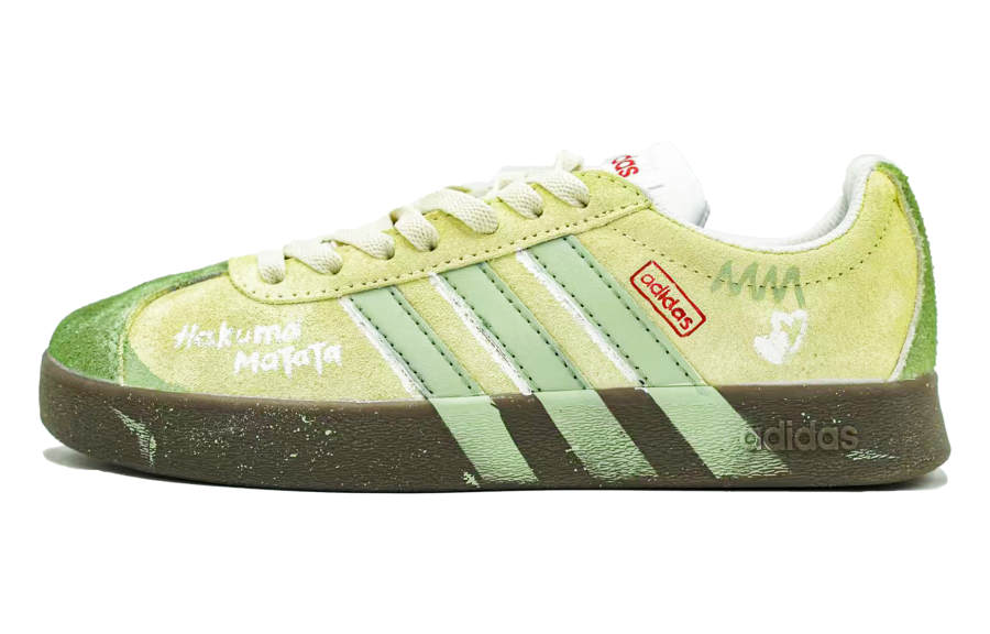 Adidas Adidas VL COURT 2.0 Abrasion Resistant Low top Skateboard Shoes Unisex Green