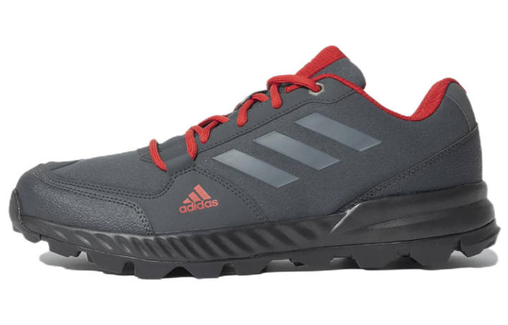Adidas Adidas Rigket Comfortable Slip Resistant Abrasion Resistant Low top Running Shoes Men's Gray Red