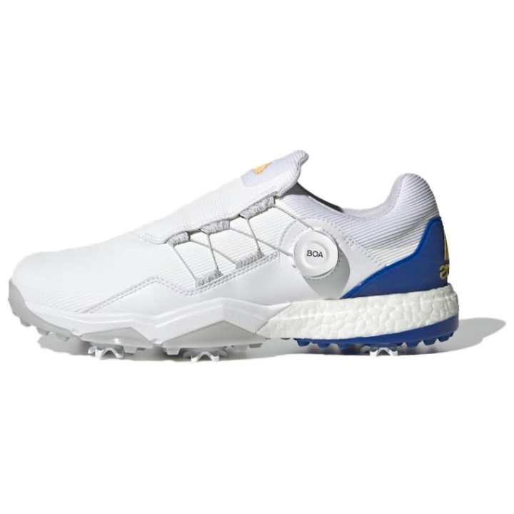 Adidas Adidas Powerwrap Comfortable Textile, Synthetic Leather Breathable Low top Running Shoes Men's White Gray Blue