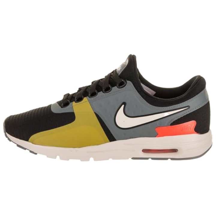 Nike Nike Air Max Zero Fabric Running Shoes Women's Black Gray Yellow