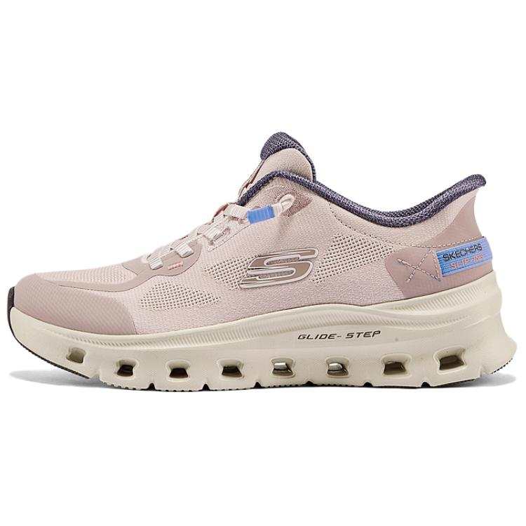Skechers SPORT WOMENS Cushioning Breathable Low top Casual Running Shoes Women's Rose Red
