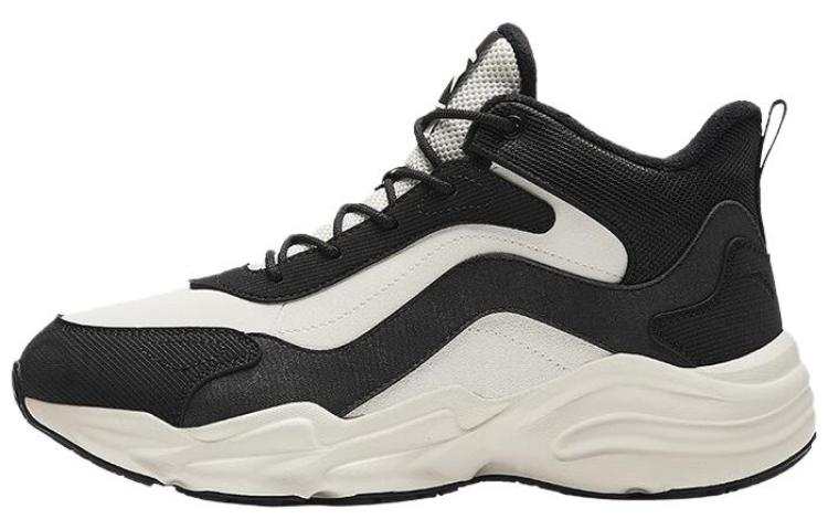 Anta Walker Cushioning Breathable Low top Casual Shoes Men's Ivory Black