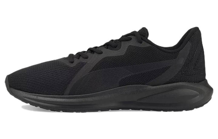PUMA PUMA Twitch Runner Fabric Cushioning Breathable Low top Casual Running Shoes Men's Black
