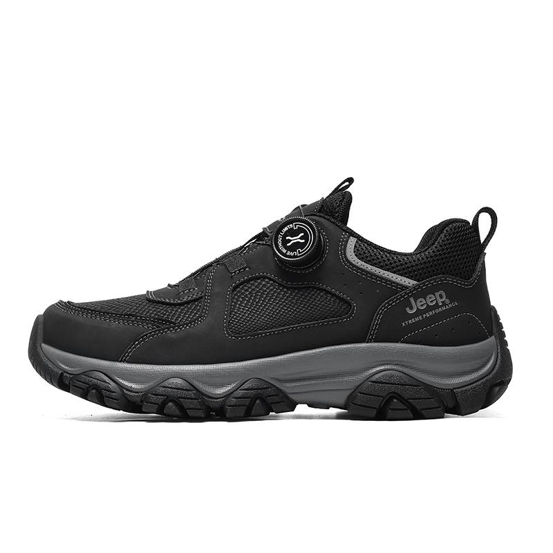 Jeep Cow Split Leather Low top Outdoor Shoes Men's