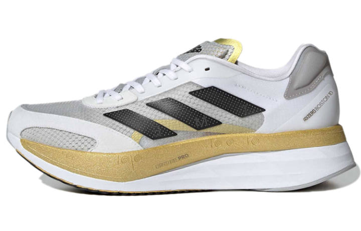 Adidas Adidas Adizero Boston 10 Tme 'White Gold Metallic'