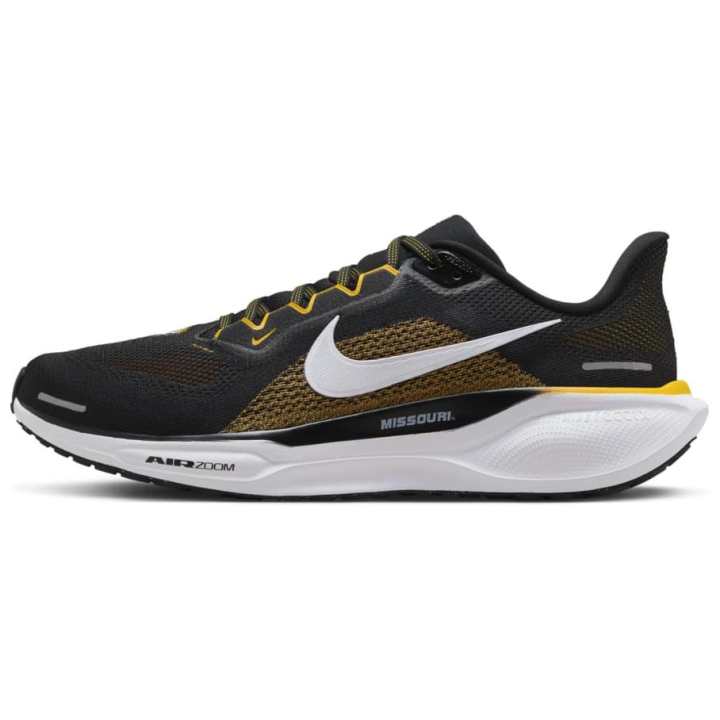 Nike NCAA x Nike Pegasus 41 Slip Resistant Abrasion Resistant Low top Running Shoes Unisex Black Gold