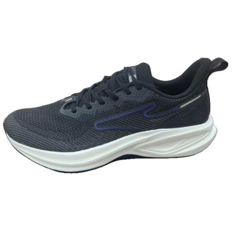 Erke Comfortable Cushioning Breathable Cushioning Breathable Low top Casual Running Shoes Men's Black