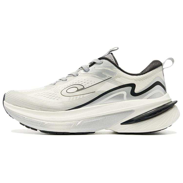 QIAODAN Cushioning Breathable Cushioning Breathable Low top Casual Running Shoes Women's White Black