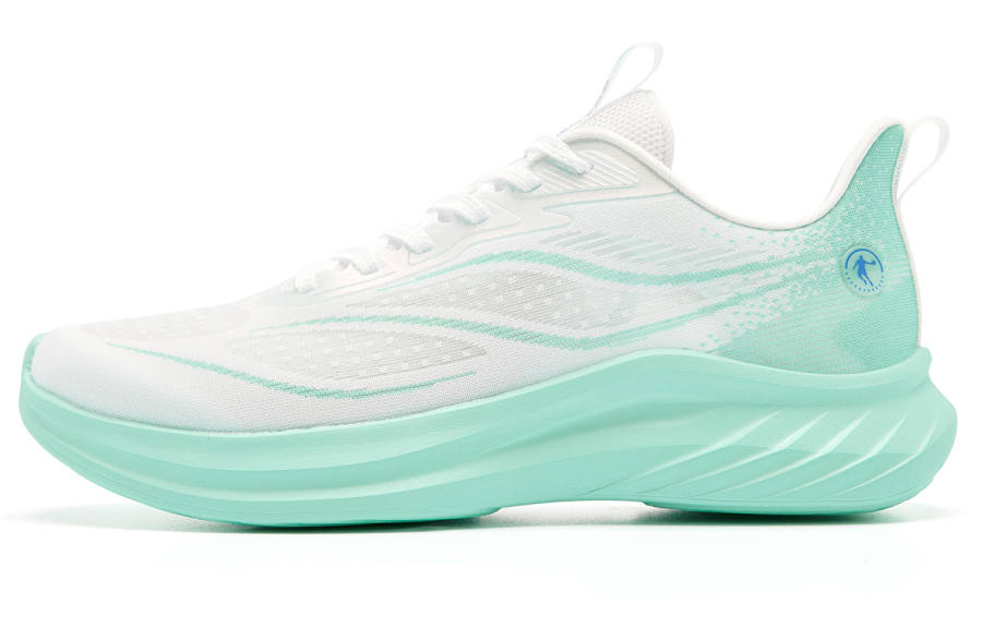 QIAODAN Light Speed 5.0LITE Low top Casual Training Running Shoes Men's White Green
