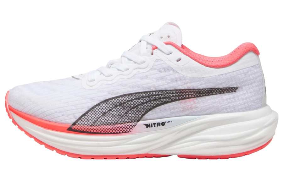 PUMA Puma Deviate Nitro 2 White Fire Orchid Women's