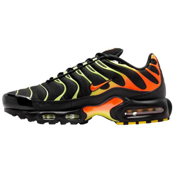 Nike Nike Air Max Plus Running Shoes Unisex Black Orange