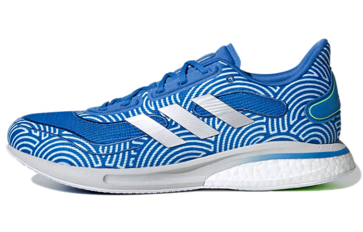 Adidas Adidas Supernova Abrasion Resistant Abrasion Resistant Low top Running Shoes Unisex Blue