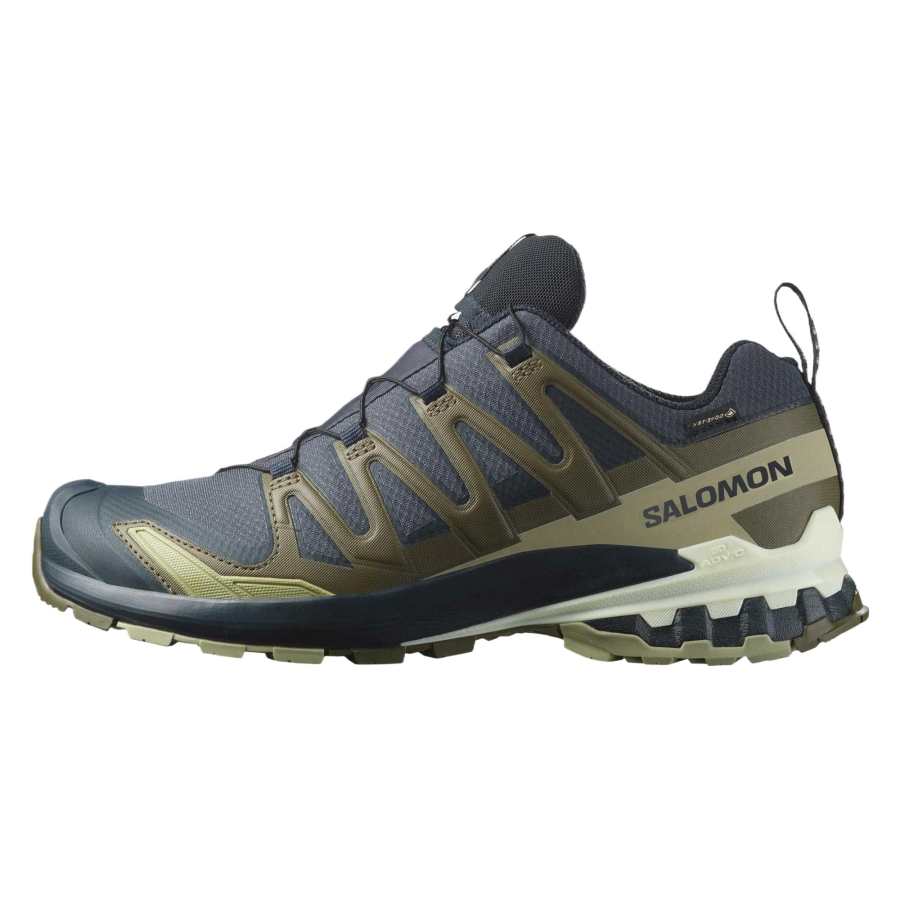 SALOMON XA Pro 3D V9 Abrasion Resistant Low top Running Shoes Men's Gray