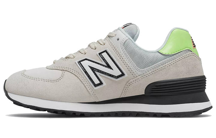 New Balance 574 Wmns New Balance 'Raw Silk Bleached Lime Glow' Women's