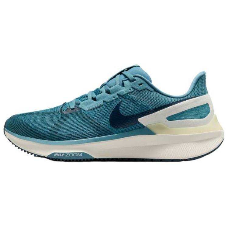 Nike Nike Zoom Structure 25 Slip Resistant Abrasion Resistant Low top Casual Running Shoes Men's Blue
