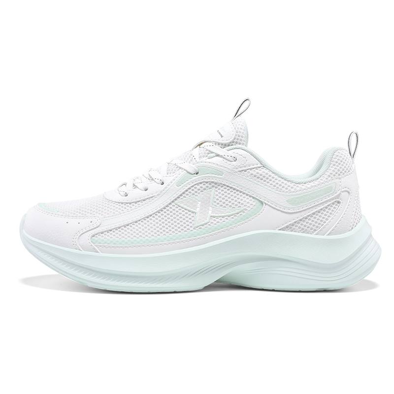 XTEP Breathable Lightweight Breathable And Lightweight Low top Casual Running Shoes Women's White Green
