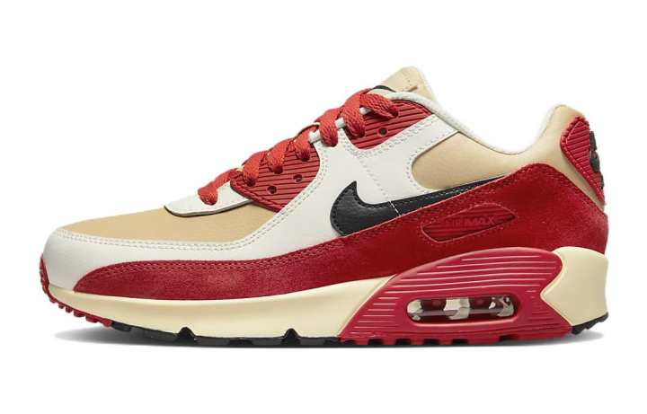 Nike Nike Air Max 90 Leather 'Sesame Red Clay' Gs