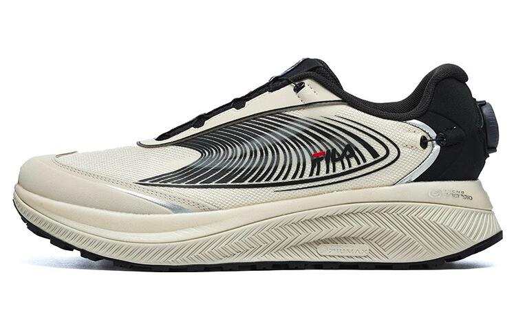 FILA BOA WOLF Textile, Synthetic Leather Cushioning Abrasion Resistant Lightweight Rebound Low top Running Shoes Men's