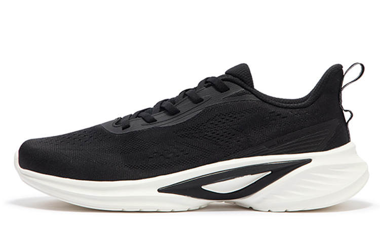 361° Cushioning Slip Resistant Abrasion Resistant Low top Running Shoes Men's Black White