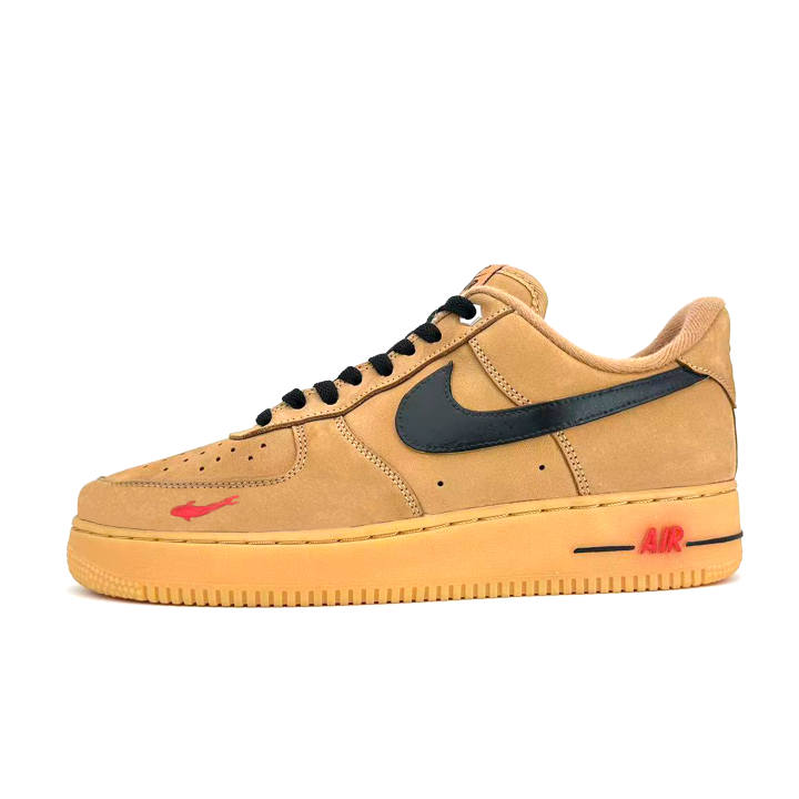 Nike Nike Air Force 107 Fishing Hook Slip Resistant, Abrasion Resistant, Breathable Low top Skateboard Shoes Unisex